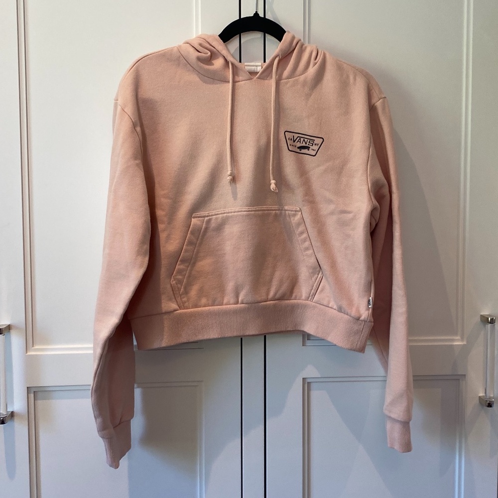 Vans Logo Hoodie- Pink